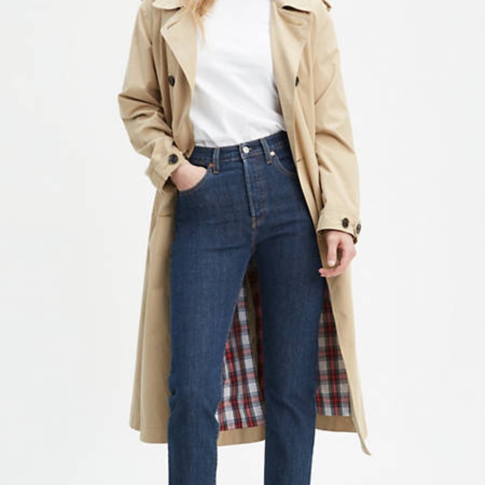 Levi's 501 Original Cropped Jean in Shot in the Dark 30x26